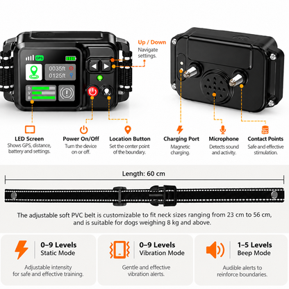GPS Wireless Dog Fence Collar